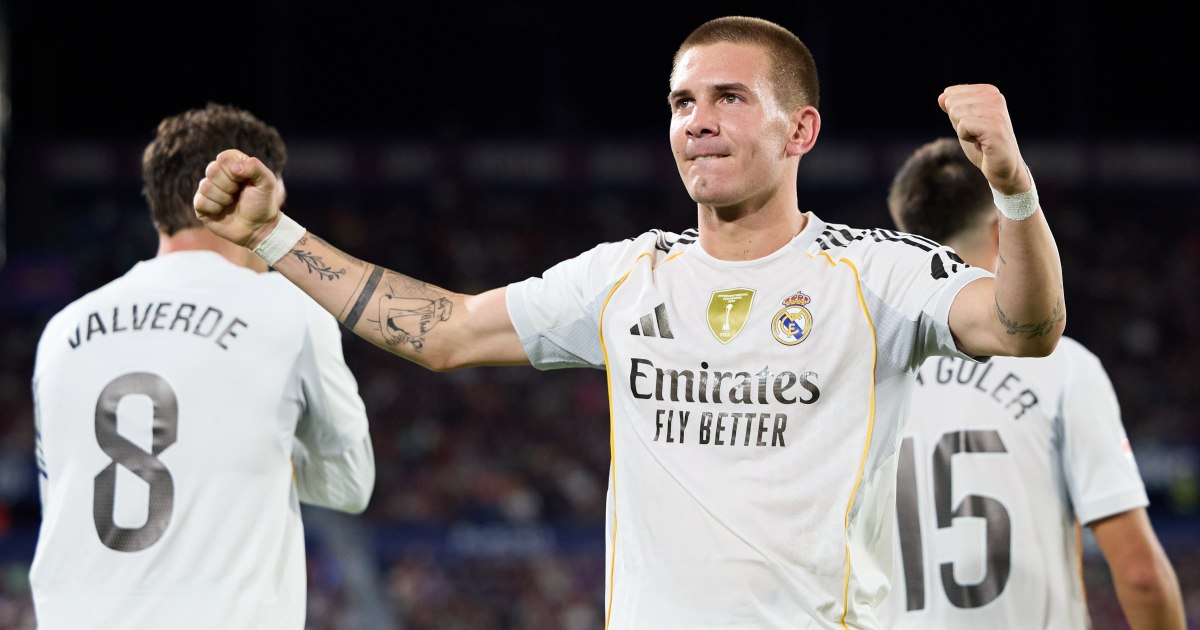 Real Madrid golea al Levante con doblete de Mbappé y debut de Mastantuono