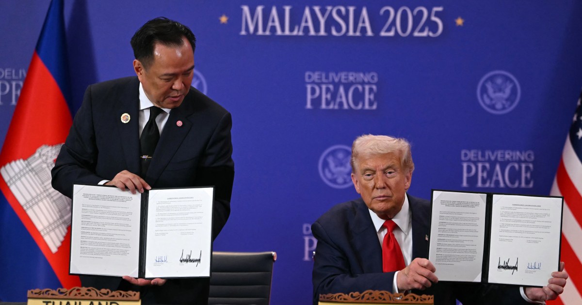 Trump touts his peacemaking abilities as Thailand and Cambodia signal ceasefire deal Trump touts his peacemaking abilities as Thailand and Cambodia signal ceasefire deal