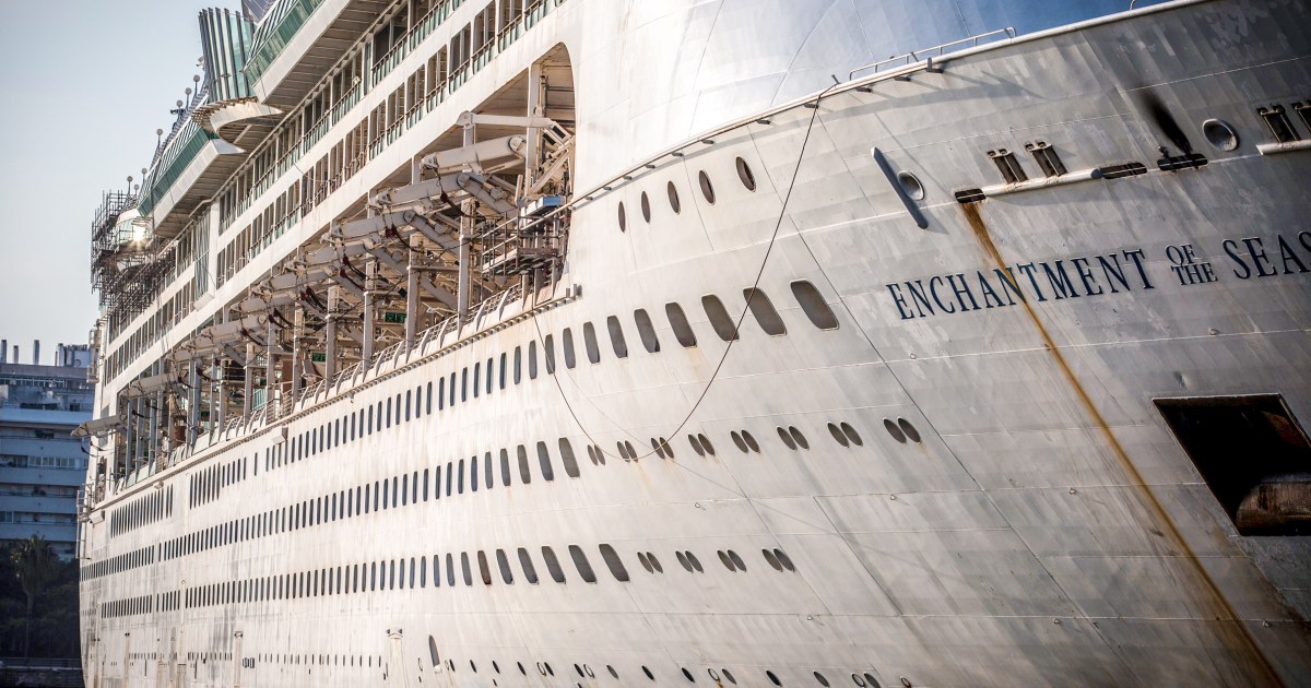 Cruise ship rescues group 'in distress' aboard raft at sea off the coast of Mexico