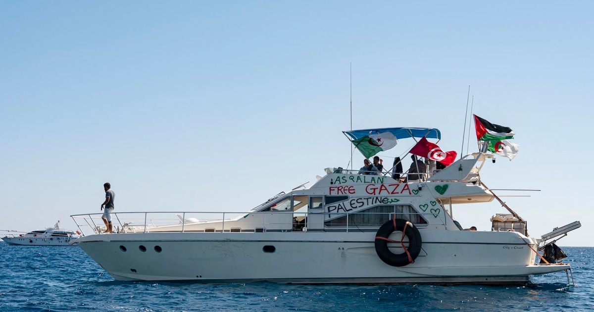 Activists say Israeli navy has begun intercepting a Gaza-bound aid flotilla