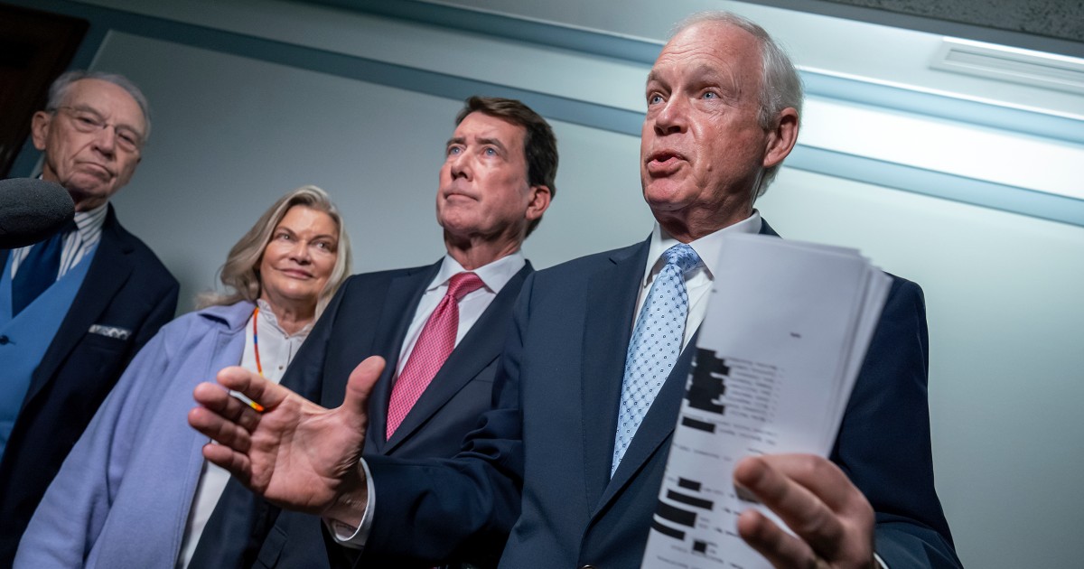 The FBI analyzed Republican lawmakers' phone records during Jan. 6 probe, GOP senators say