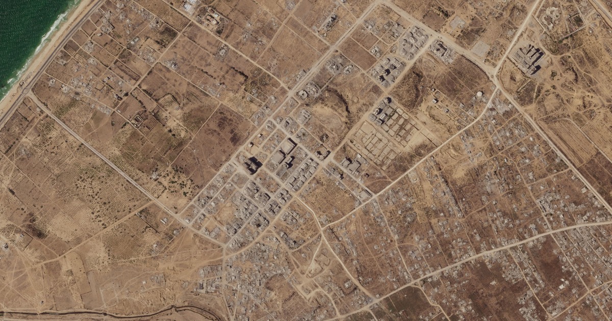 Satellite tv for pc photos reveal extent of destruction within the Gaza Strip