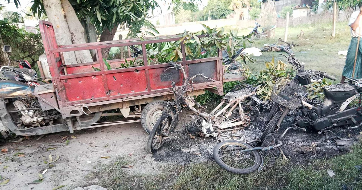 Myanmar's military strikes village in glider raid, killing at least 20 people including children