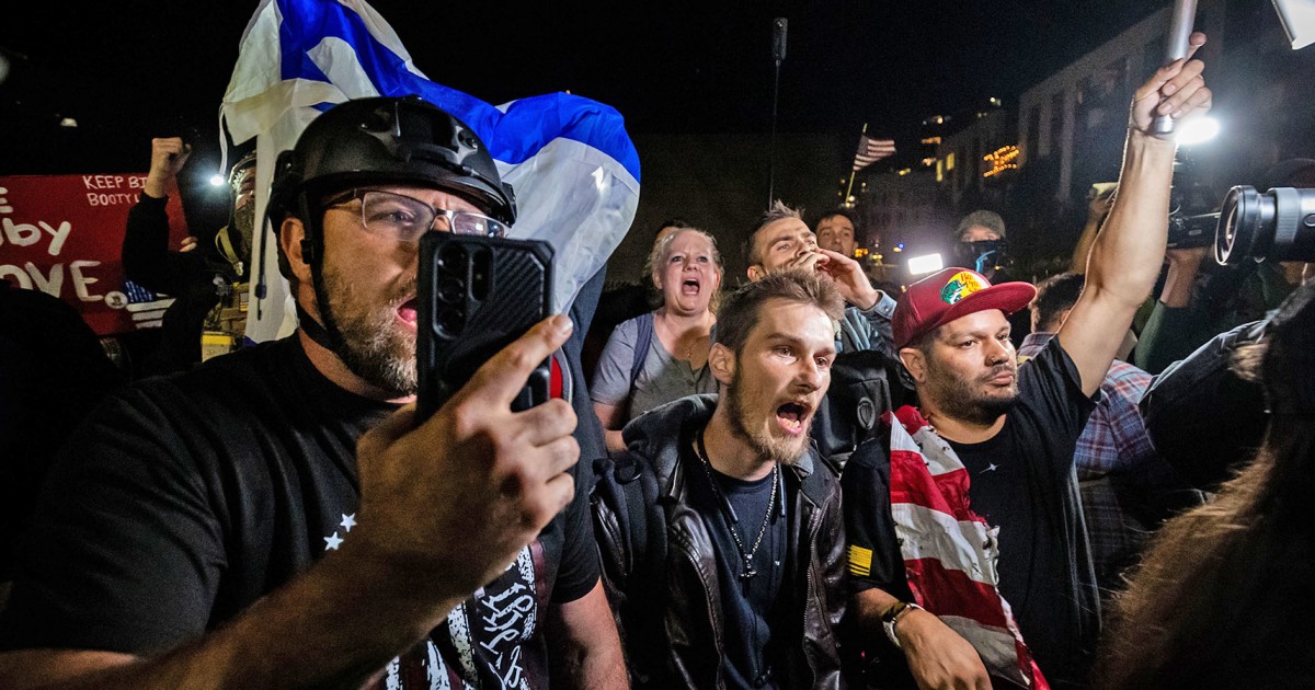 Portland's anti-ICE protests have become a magnet for MAGA influencers