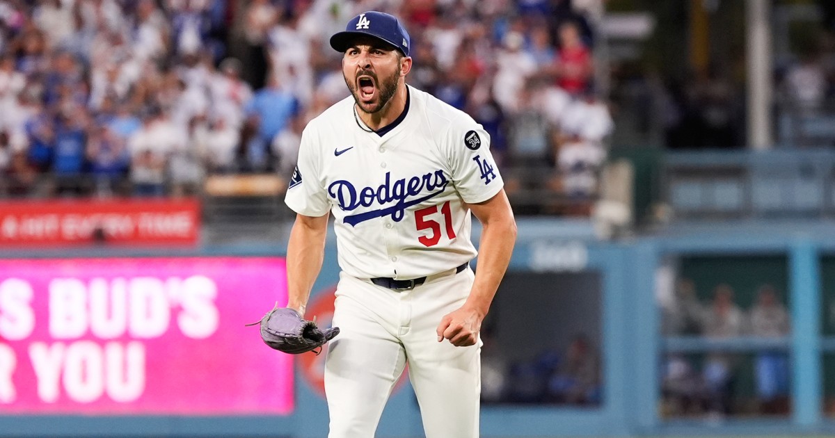Dodgers advance to NLCS after Kerkering's costly error in 11th inning beats Phillies