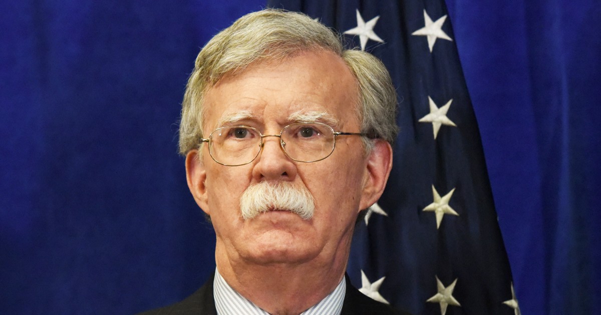 Criminal charges against John Bolton expected as early as next week