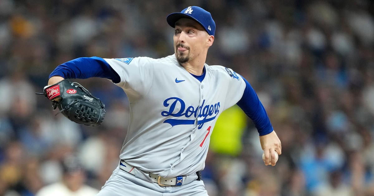 Snell spectacular as Dodgers barely hold on in 9th to beat Brewers 2-1 in NLCS opener