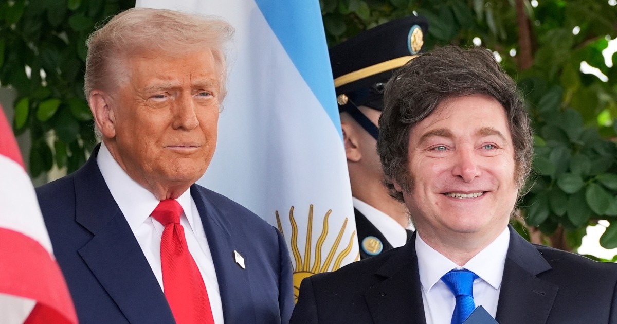 Trump threatens to pull support for Argentina if its politics move leftward