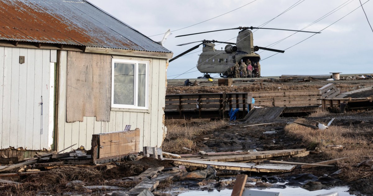 A man took videos as his home floated away with him inside in Alaska’s storms