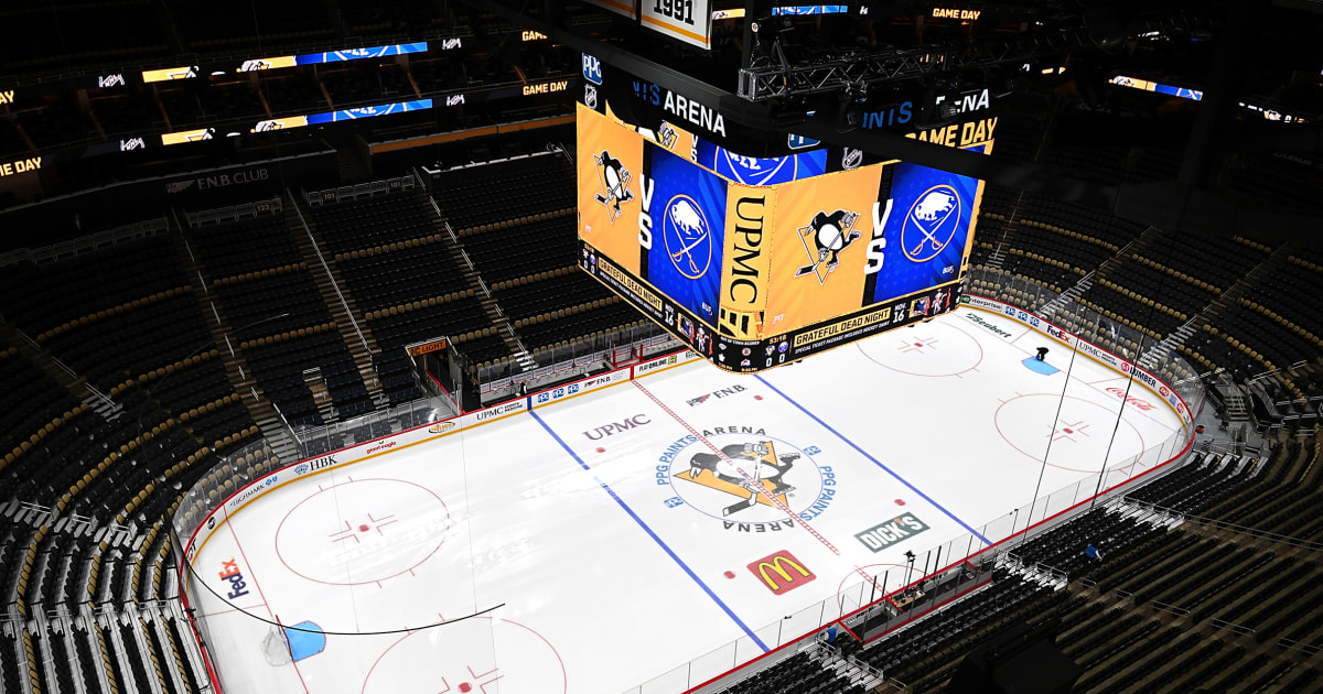 Fan at Penguins game hospitalized after falling from upper concourse Fan at Penguins game hospitalized after falling from upper concourse