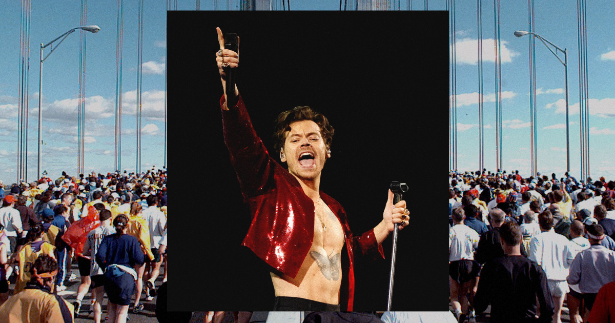 Image for The hottest celebrity accessory this fall? A marathon medal