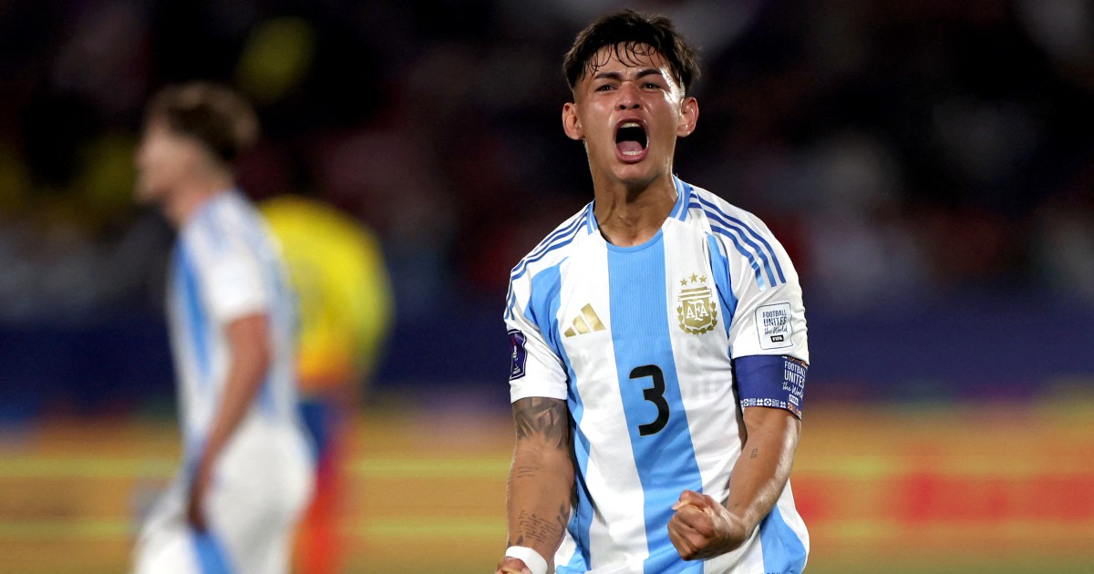 argentina u-20 - selección de fútbol sub-20 de marruecos
