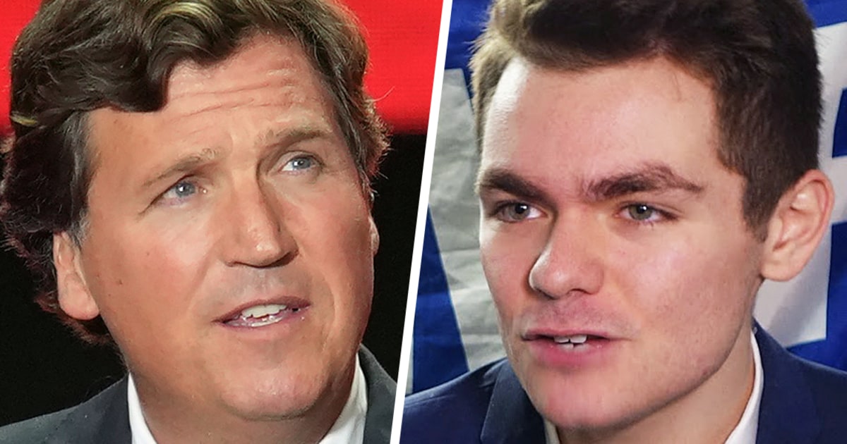 
                            Outrage over Tucker Carlson's interview with Nick Fuentes is too little, too late