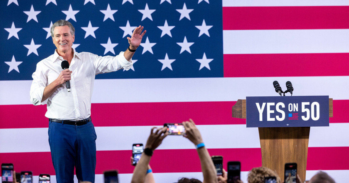 California's Prop 50 redistricting campaign already has a winner: Gov. Gavin Newsom