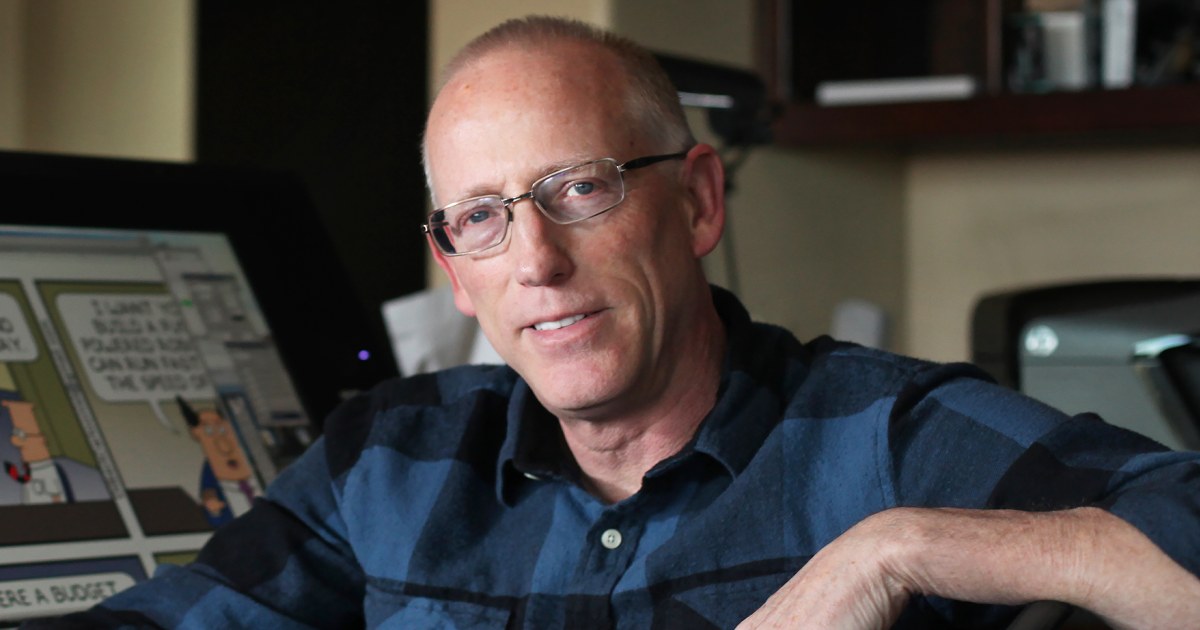 
                            Cancer is bigger than cartoonist Scott Adams. President Trump ought to act like it.