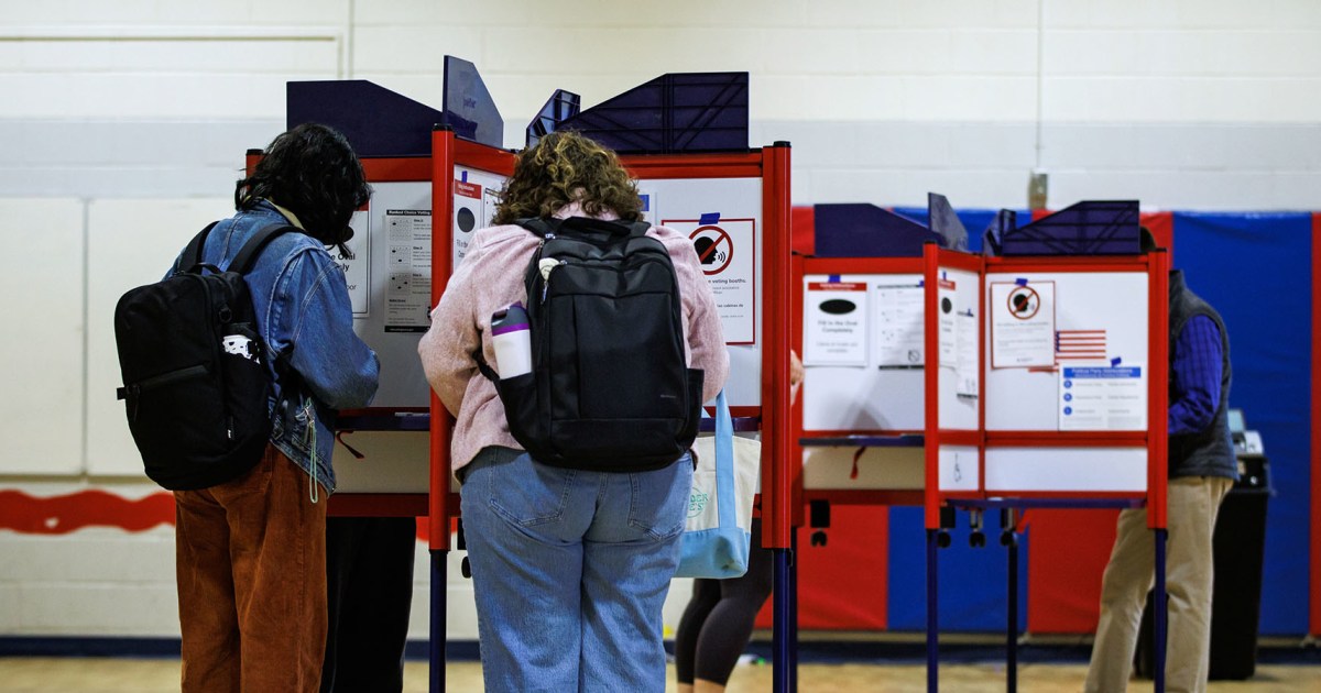 Voters disapprove of Trump in New Jersey, Virginia and other key races