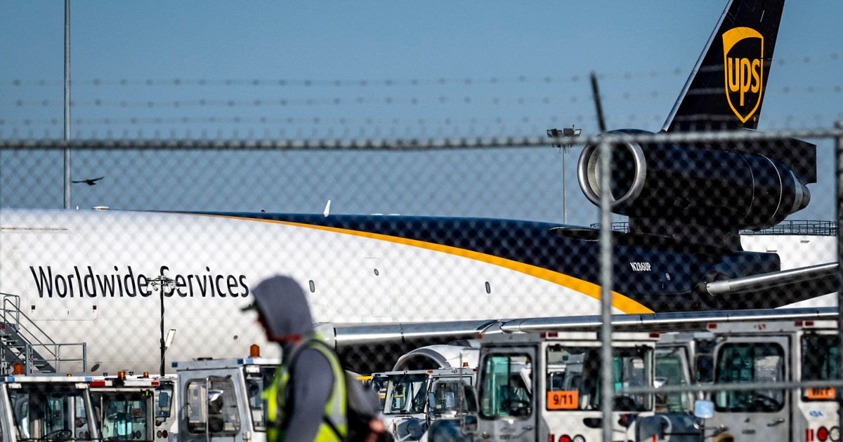UPS grounds its fleet of MD-11's, sources say