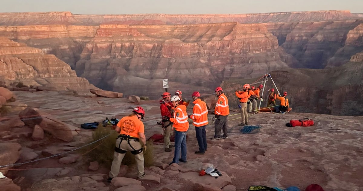 Man falls 130 feet to his death at Grand Canyon after slipping over edge