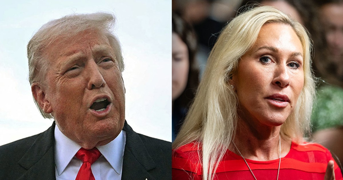 Trump withdraws his support for Rep. Marjorie Taylor Greene