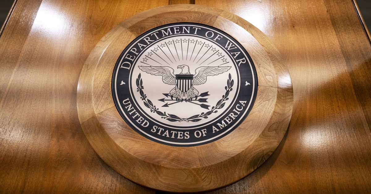 
                            Trump's potentially $2 billion 'Department of War' rebrand is so wasteful