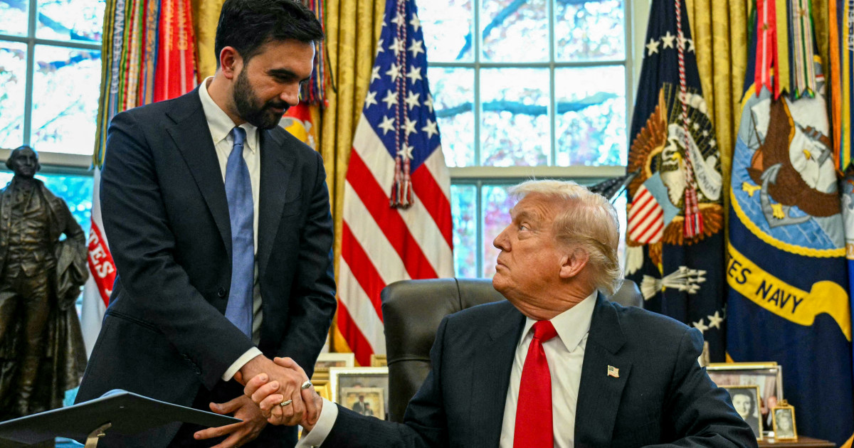 Trump and Zohran Mamdani to meet in the Oval Office