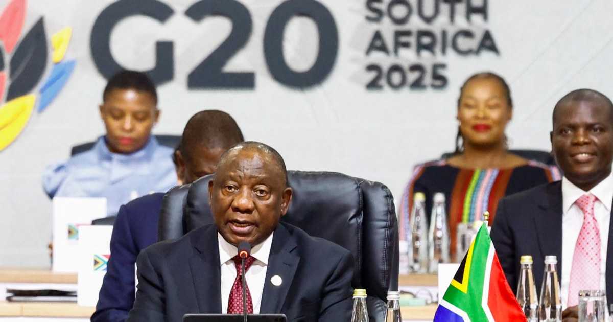 Africa's first G20 summit opens with an ambitious agenda and a U.S. boycott