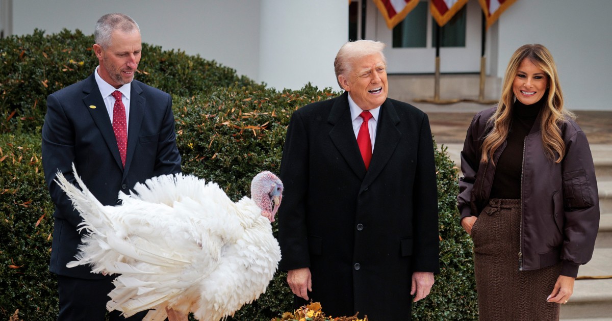 Trump adds two Thanksgiving turkeys to his long list of second-term pardons
