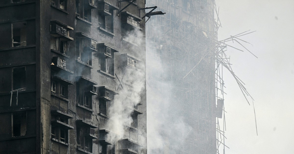 At least 55 people killed in Hong Kong high-rise fire, 3 arrested