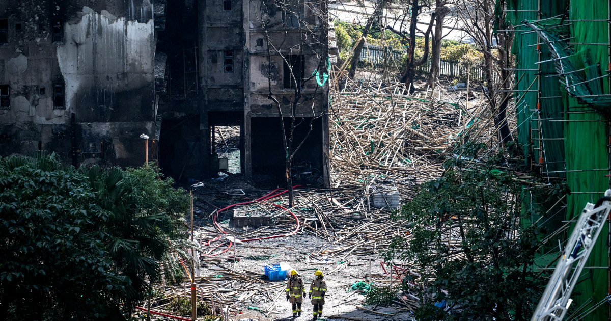 Hong Kong fire draws public fury, and tests Beijing's grip on the city