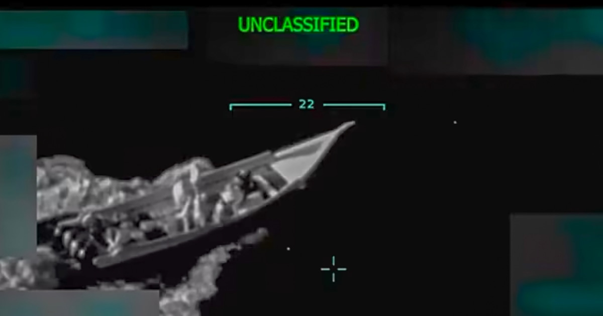 White House press secretary Karoline Leavitt said Navy Adm. Frank M. Bradley ordered the subsequent strike on an alleged drug boat in the Caribbean.