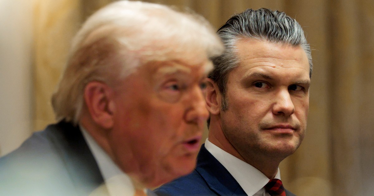 Defense Secretary Pete Hegseth pointed to what he called “the fog of war” to defend a follow-up military strike on an alleged drug boat in the Caribbean, which reportedly killed survivors of the initial attack."I didn't personally see survivors," Hegseth told reporters during a Cabinet meeting at the White House on Tuesday.