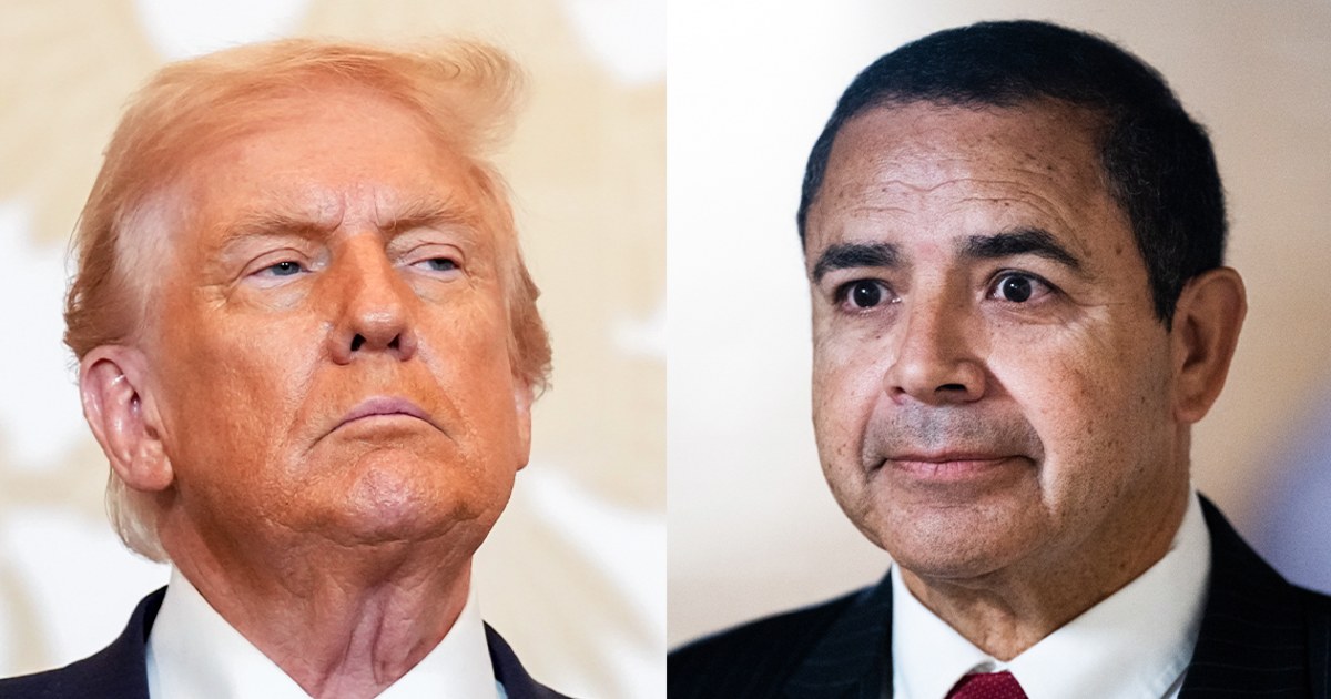 Trump bashes Rep. Henry Cuellar for running as a Democrat after pardon