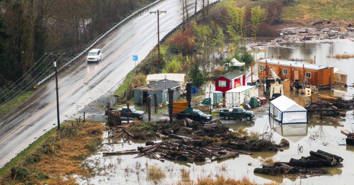 Washington infrastructure begins to fail as atmospheric rivers continue