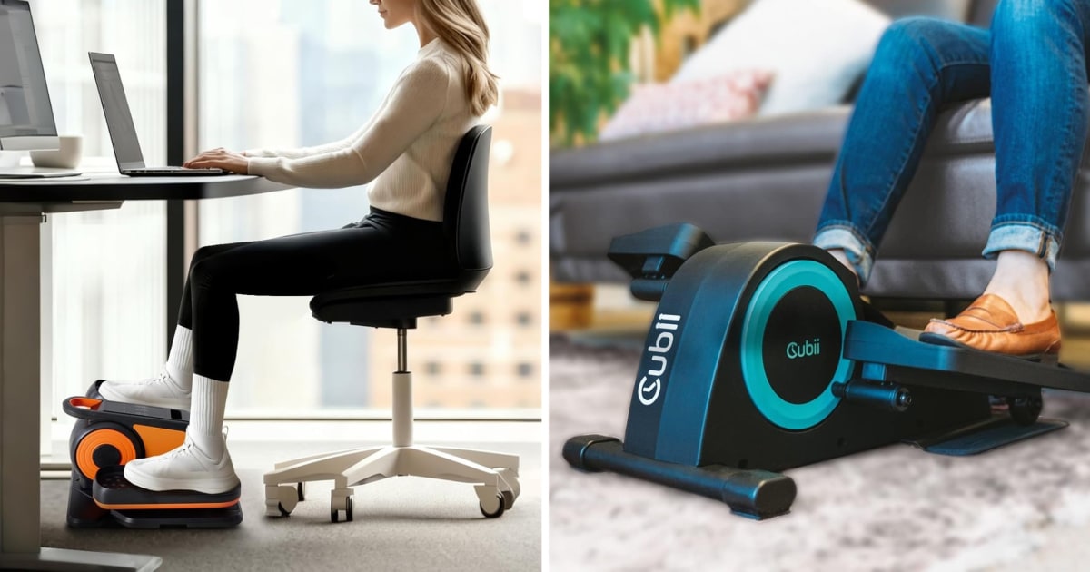 The best under-desk ellipticals to move while you work, according to fitness pros