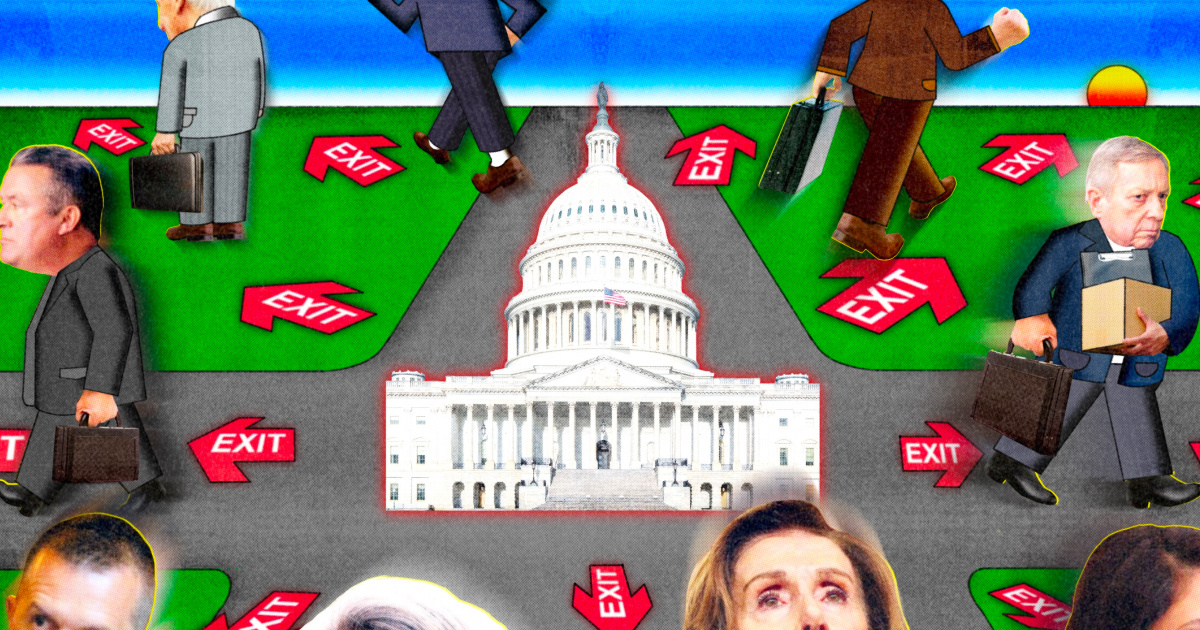 Members of Congress are fleeing the job at a historically high rate