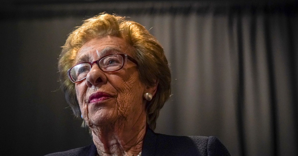 Holocaust survivor Eva Schloss, stepsister of Anne Frank, dies at 96