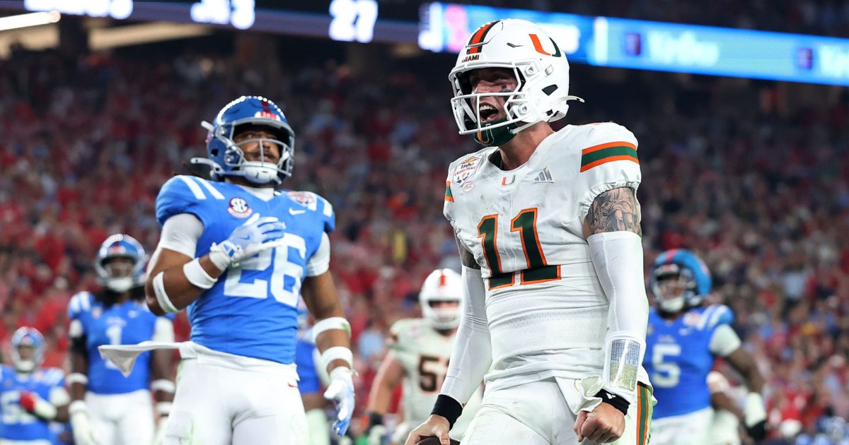 Miami outlasts Ole Miss 31-27 to advance to College Football Playoff national championship
