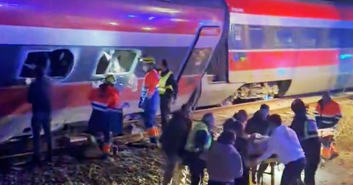 Article image for: At least 39 dead, dozens injured in high-speed train collision in Spain