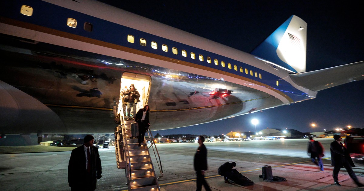 Air Force One, with Trump aboard, turns around after minor electrical issue is identified