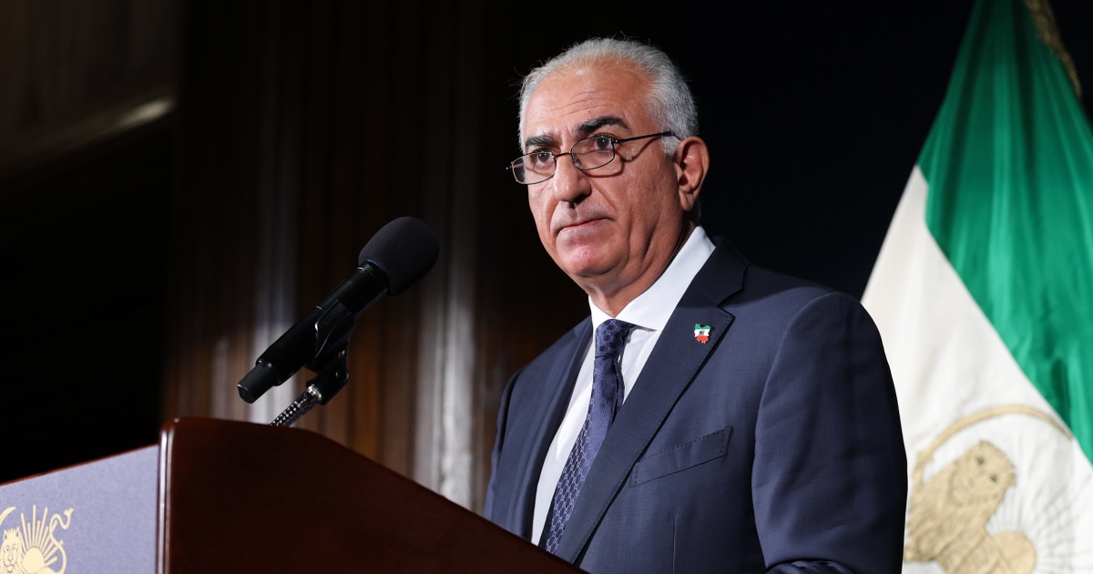 An exiled crown prince says he can lead Iran to democracy, but Trump hasn't endorsed him