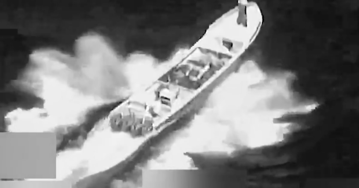 Military conducts 'lethal kinetic strike' on alleged drug boat, leaving one survivor