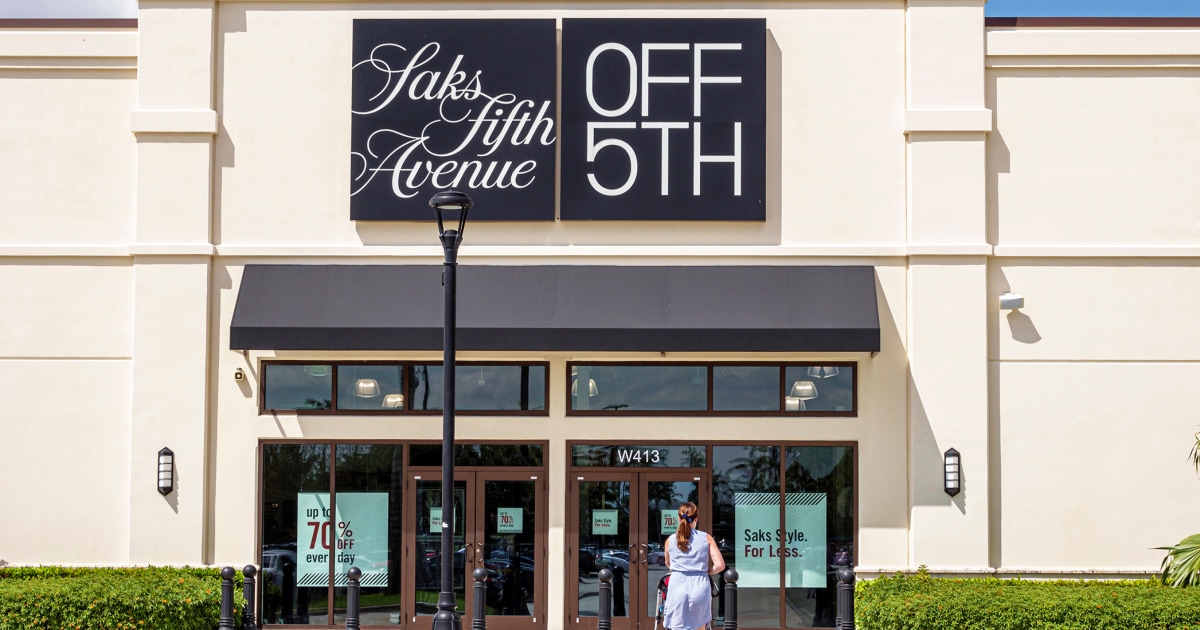 Majority of Saks OFF 5TH stores to close amid bankruptcy