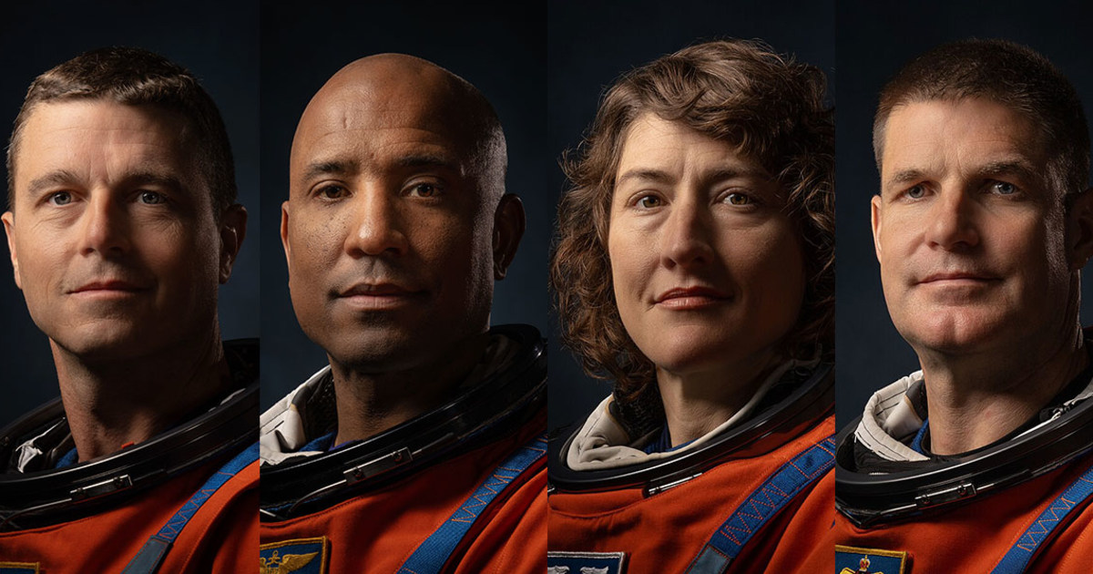 These four astronauts are about to travel farther from Earth than anyone before them
