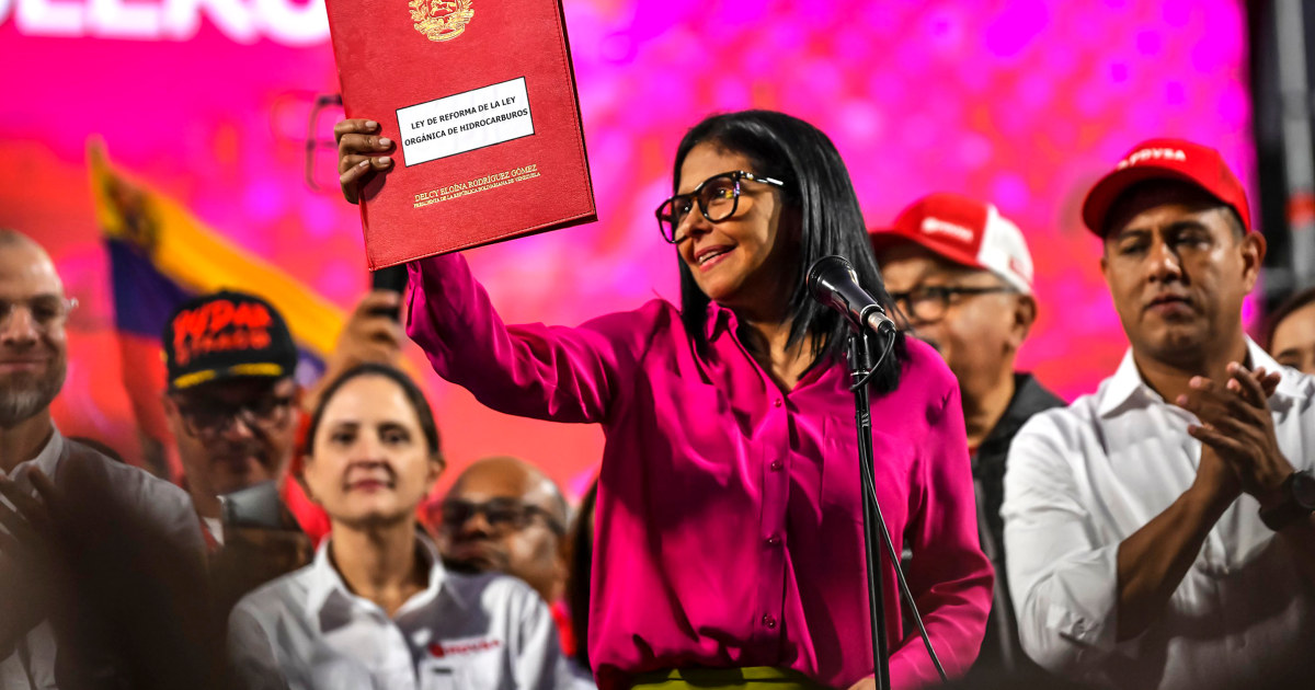 Venezuela's acting president signs law that opens oil sector to privatization