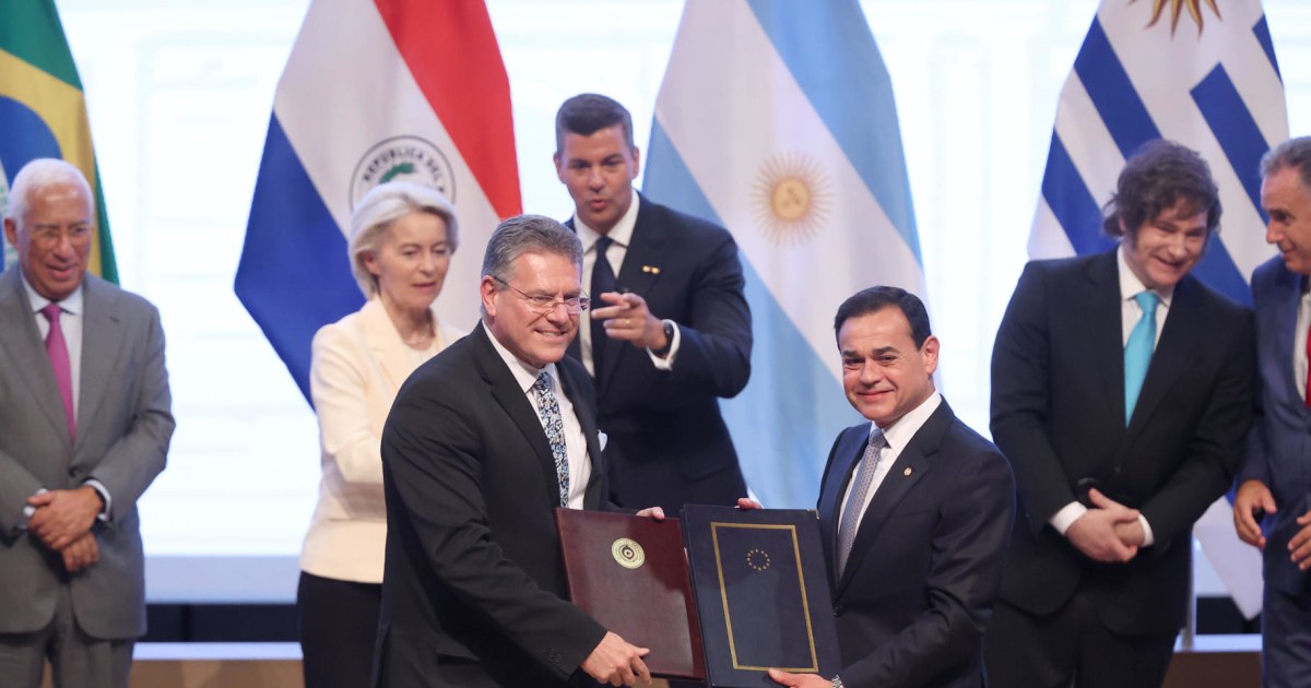 La Unión Europea y el Mercosur firman un acuerdo de libre comercio
