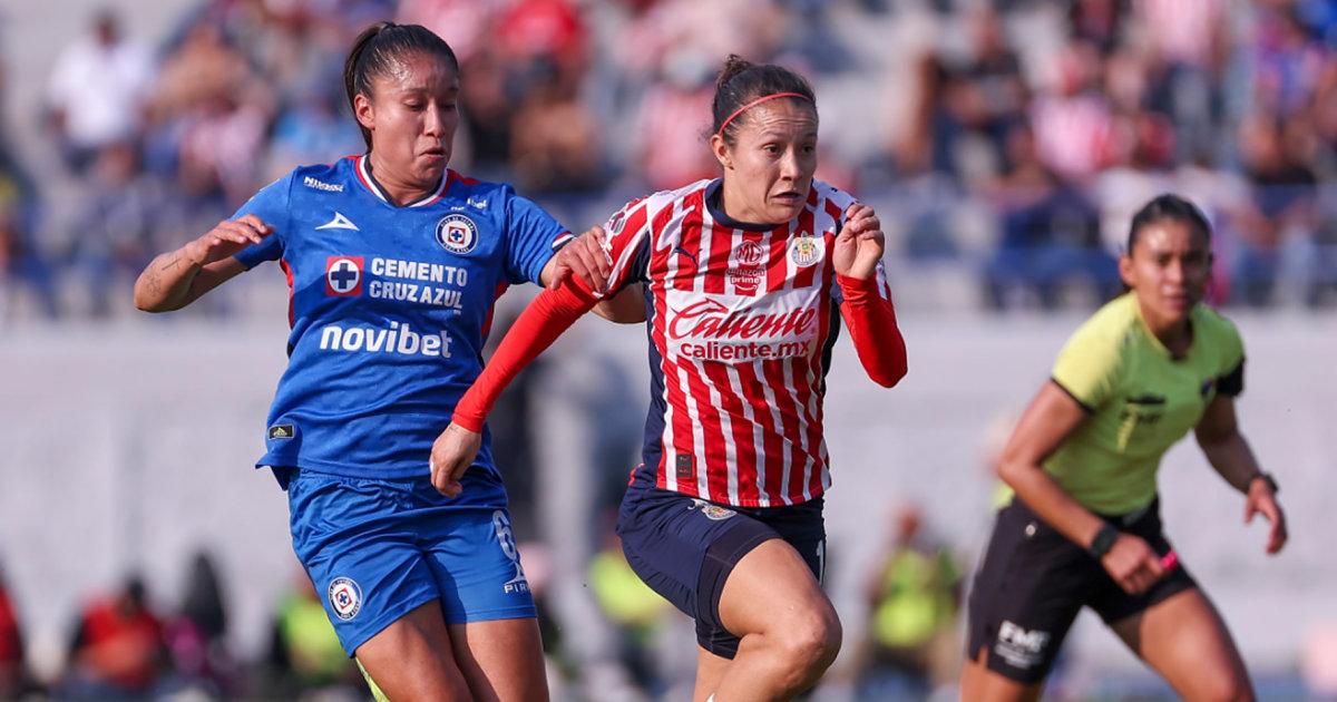 Chivas empata con Cruz Azul en la Jornada 2 de la Liga MX Femenil