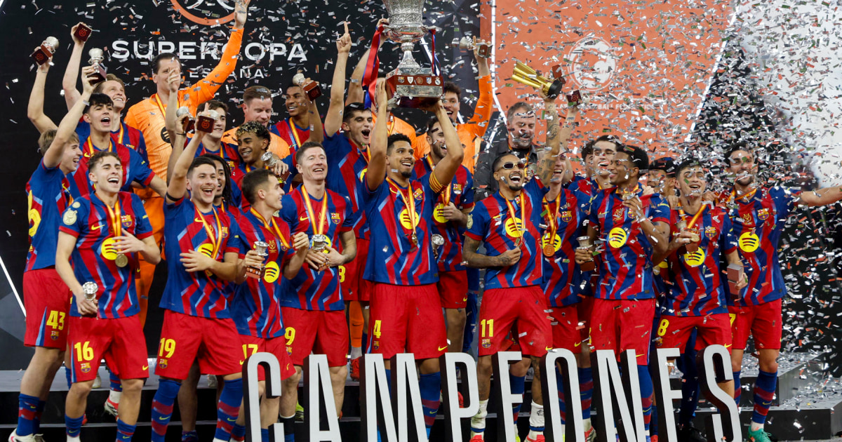 Clásico: Barcelona vence al Real Madrid y es el Campeón de la Supercopa ...