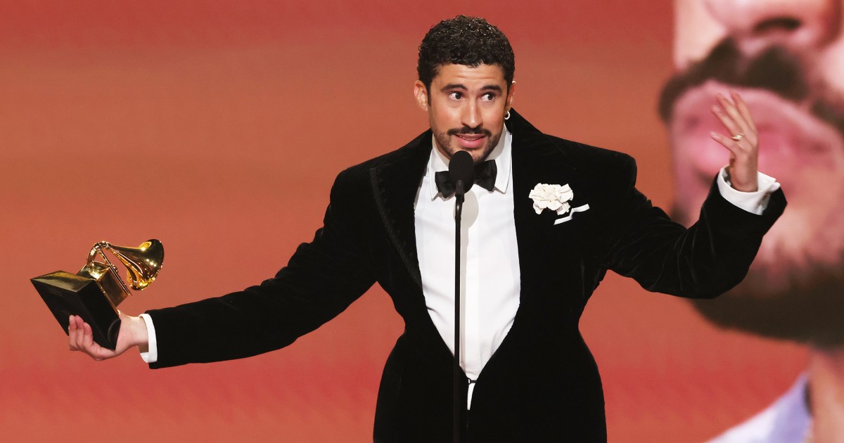 Bad Bunny makes history with Grammy win for album of the year