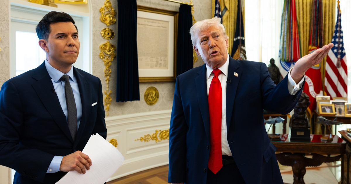 Read the extended transcript: President Donald Trump interviewed by 'NBC Nightly News' anchor Tom Llamas