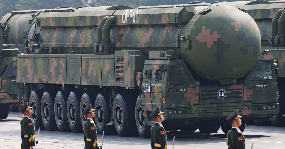 U.S. accuses China of secret nuclear testing as it calls for broad new arms treaty after New START